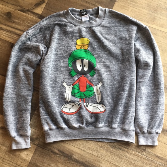 Marvin The Martian Crew Neck Sweatshirt 